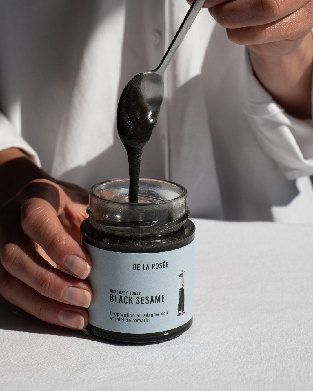 DE LA ROSÉE Rosemary honey and BLACK SESAME 185g