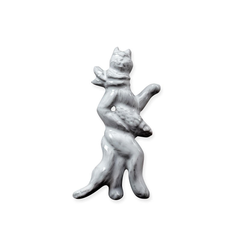 OJACraft — Ceramic Incense Holder, ZEZE with Fish