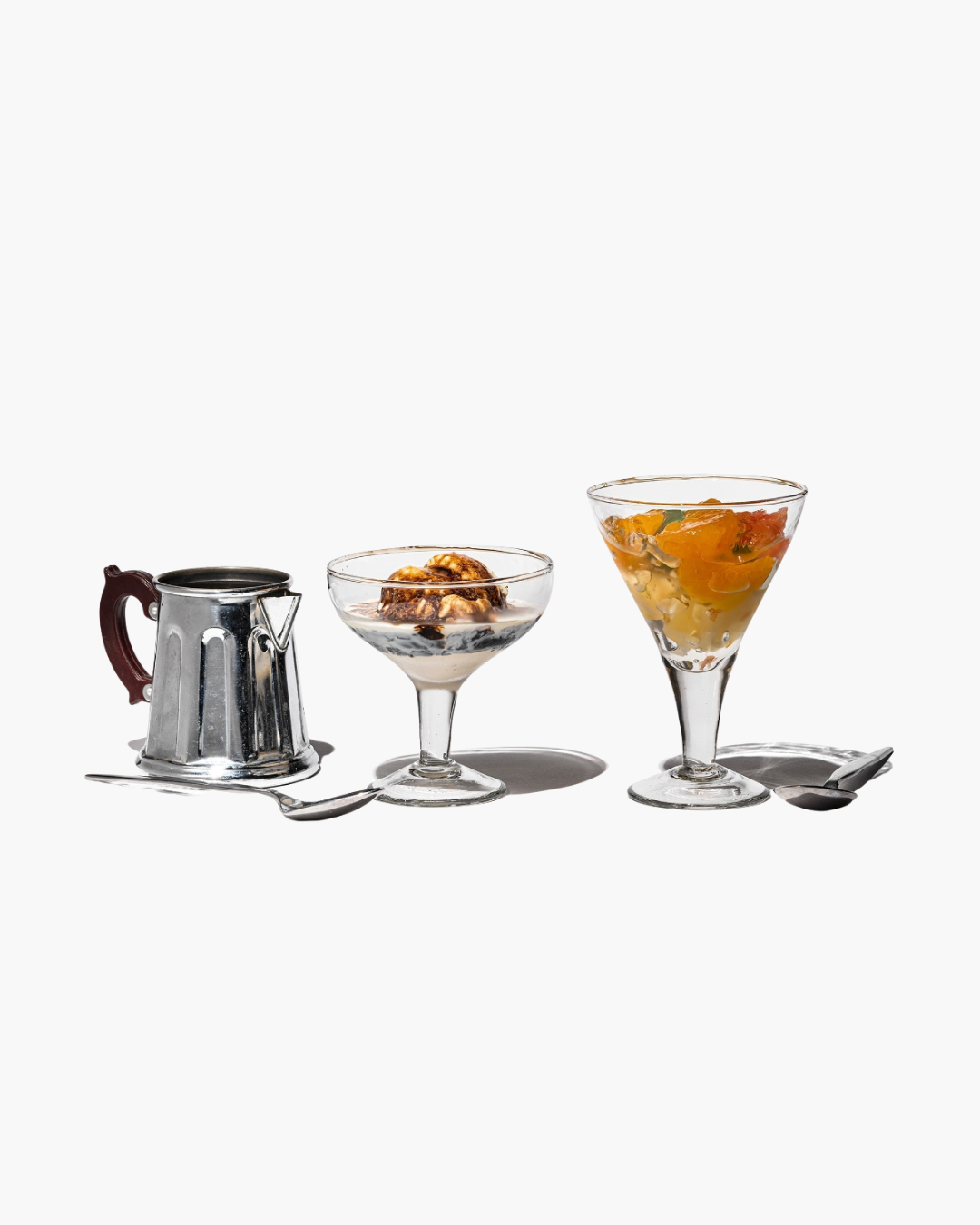 Puebco Blow Glass Dessert Cup Round