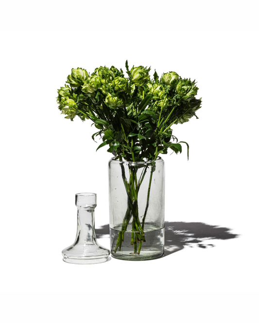 Puebco Recycled Glass 2-Way Flower Vase