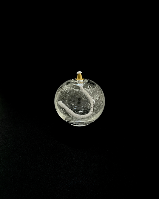 Marver Glass Studio Round Oil Lantern