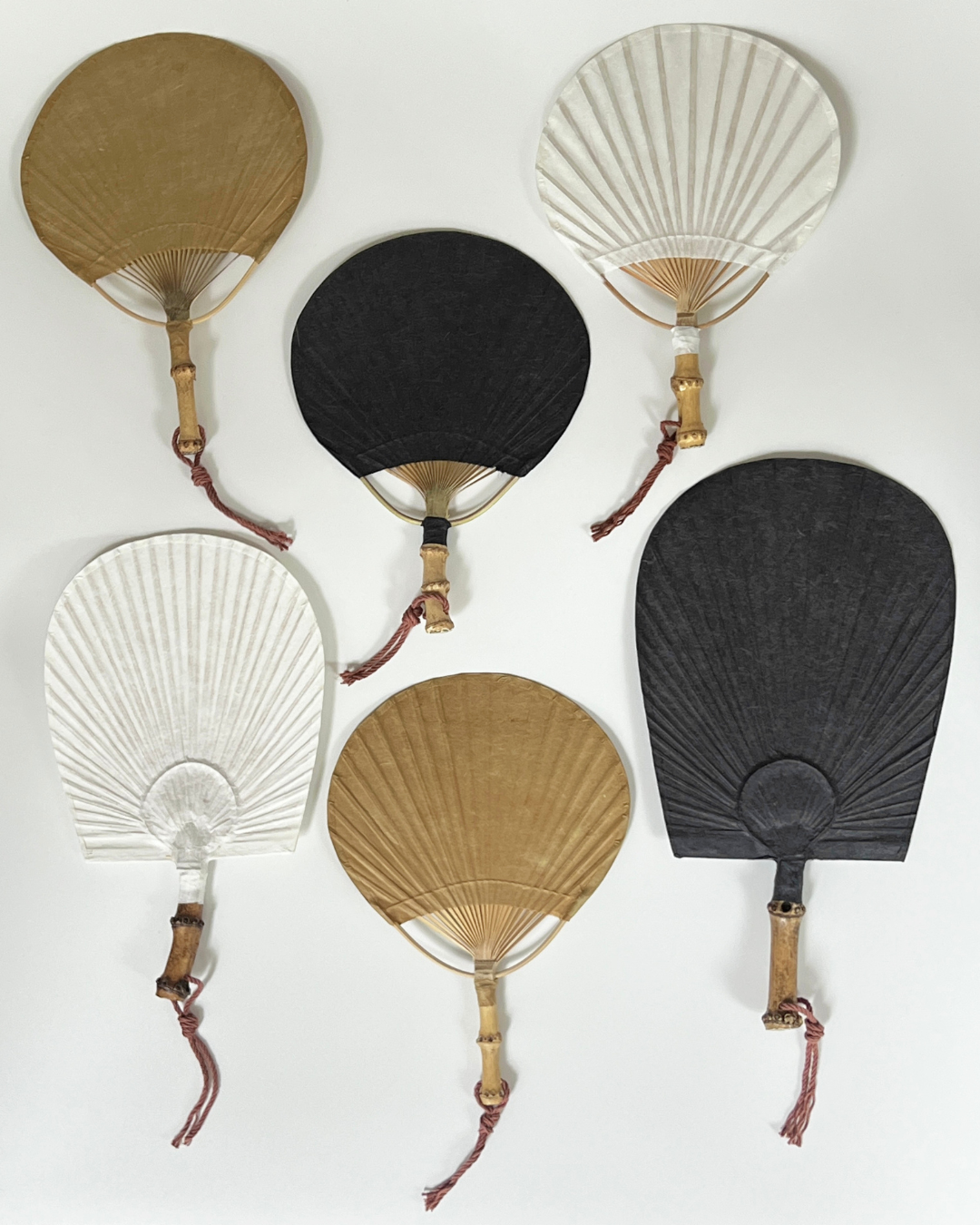 Choi Soobong Fan Needle Stripe Root Fan White