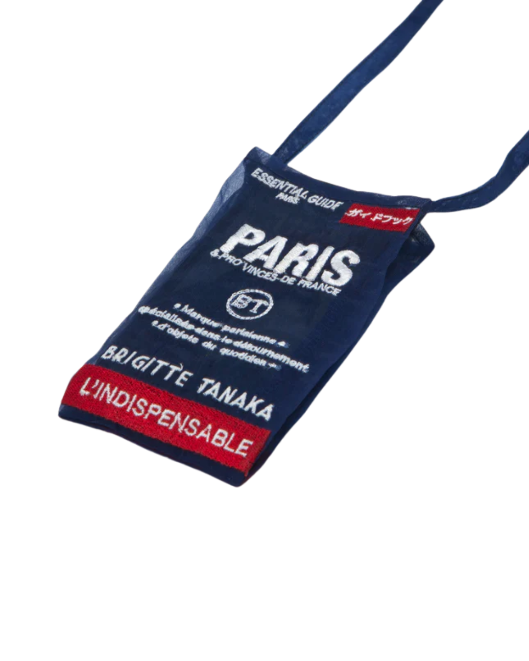 Brigitte Tanaka Brigitte Tanaka Paris Map Organza Phone Pouch