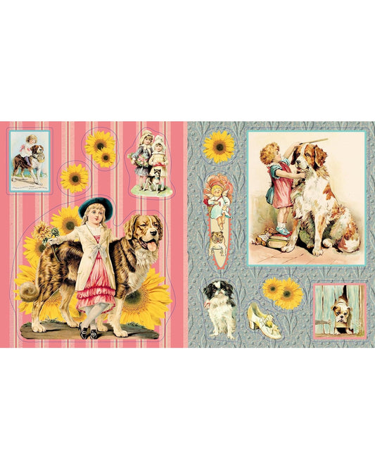 Victoriana Dog Sticker Book