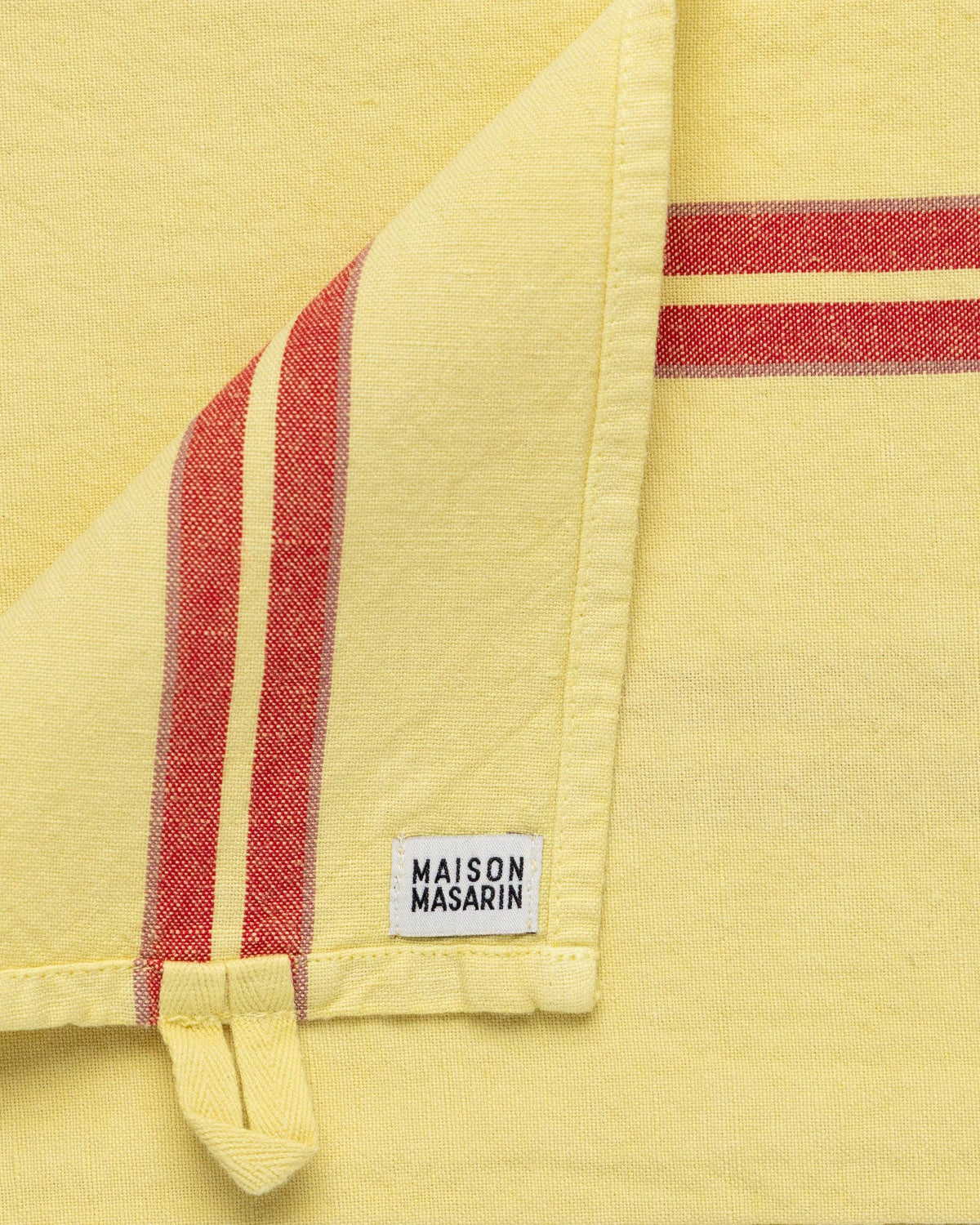 Maison Masarin - Linen cotton tea towel Limoncello