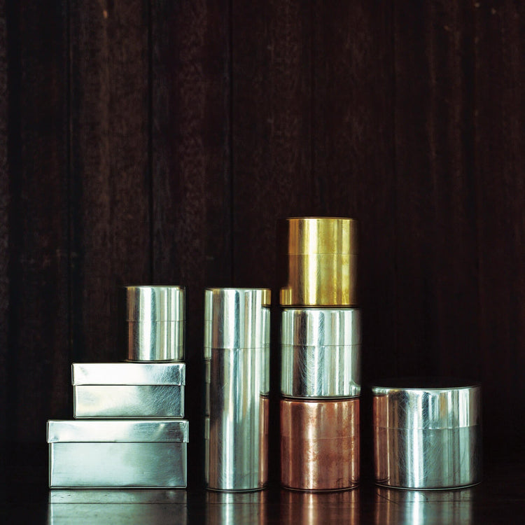 SyuRo Decorative Cylindrical Tin Box