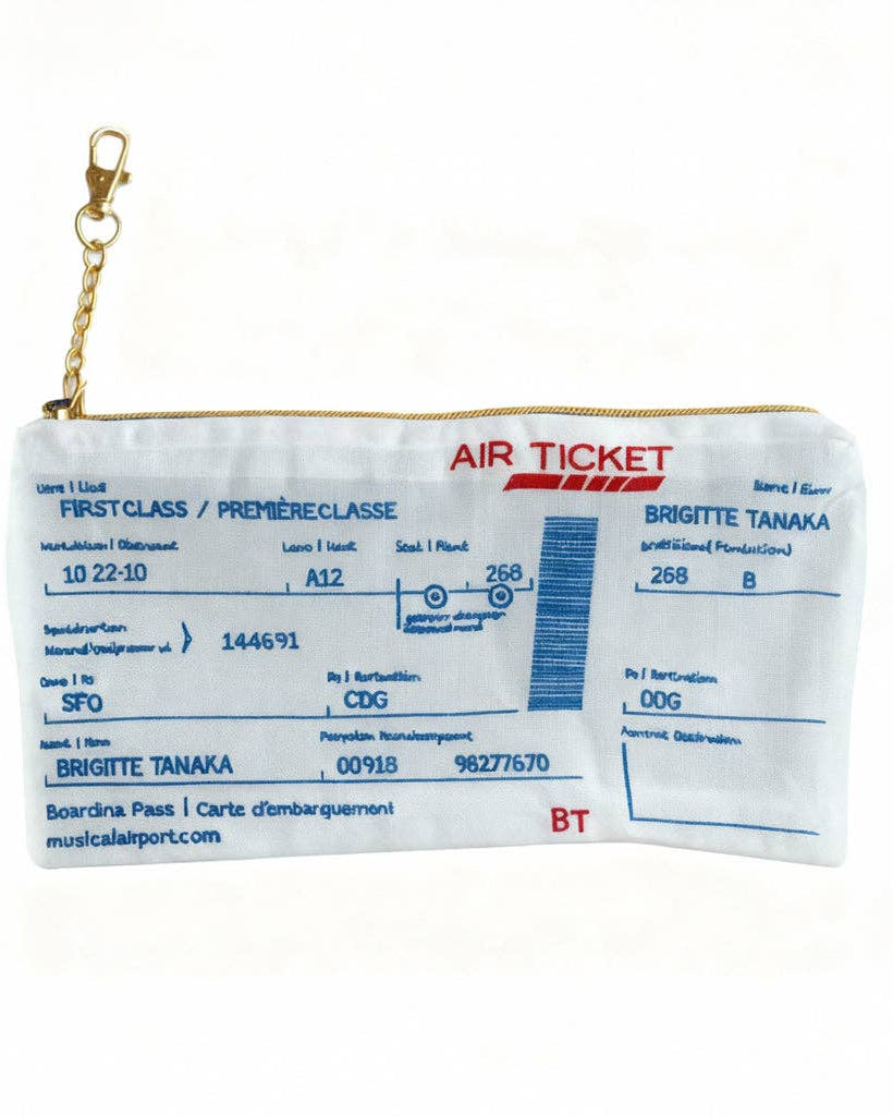 Brigitte Tanaka Air Ticket Pouch Schlüsselhalter