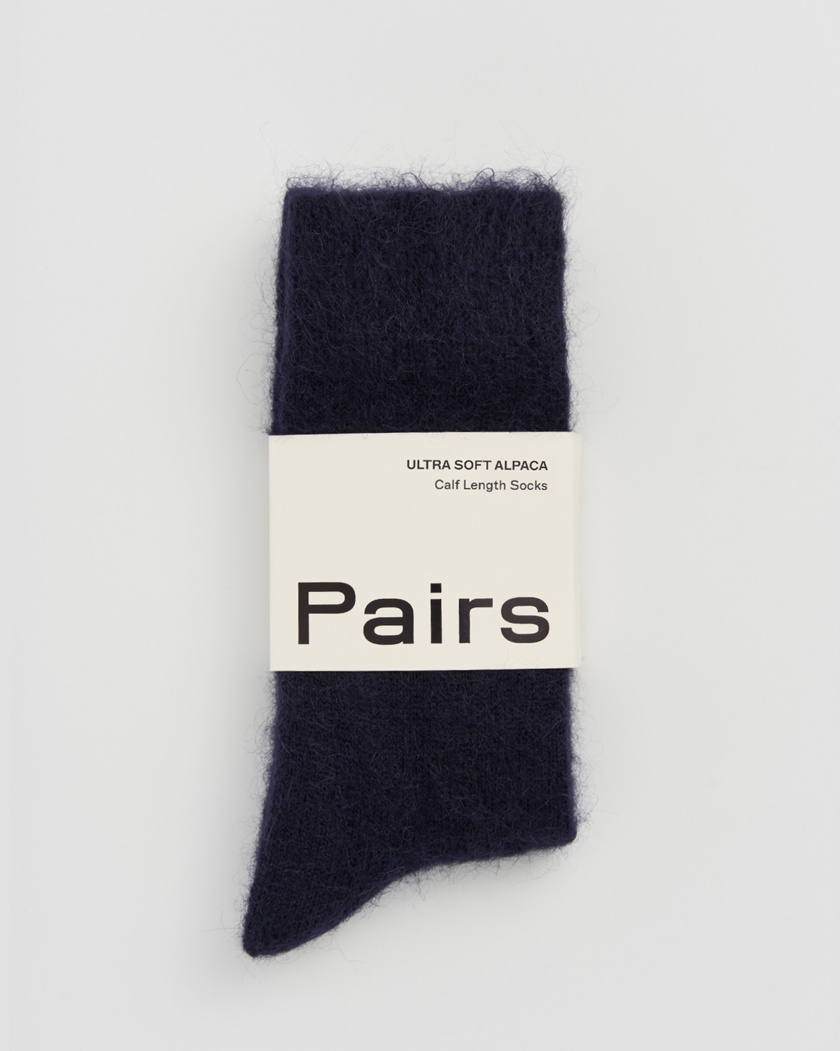 Inky Blue Ultra Soft Alpaca Socks