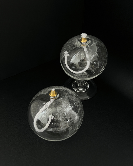 Marver Glass Studio Goblet Oil Lantern