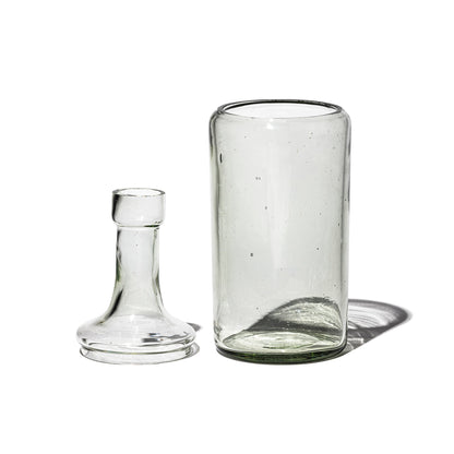 Puebco Recycled Glass 2-Way Flower Vase
