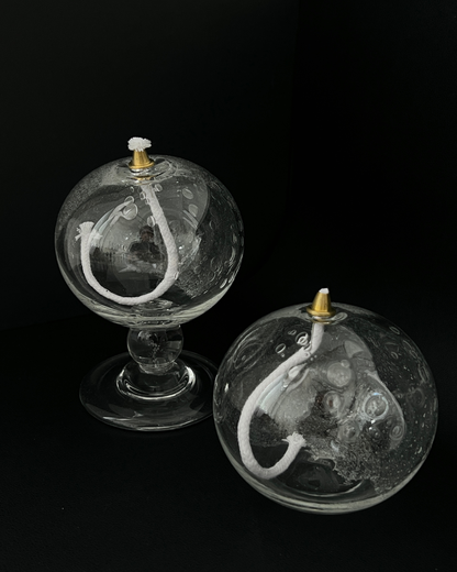 Marver Glass Studio Goblet Oil Lantern