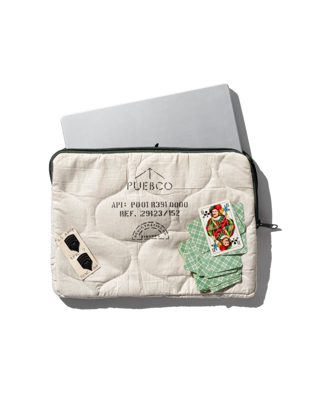 Puebco Cotton Quilting Laptop-Hülle Klein / Groß