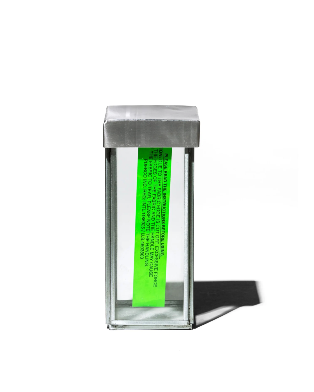 Puebco Glass Box with Recycle Steel Lid — Pen Stand