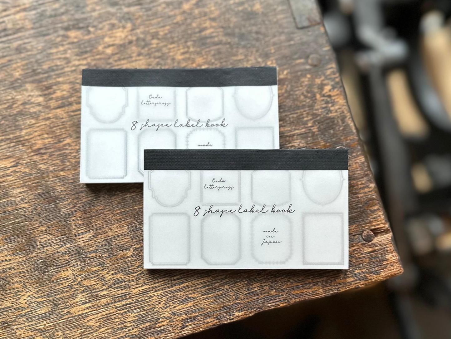 OEDA LETTERPRESS 8 Shape Label Book – LB021 Bronze Frame