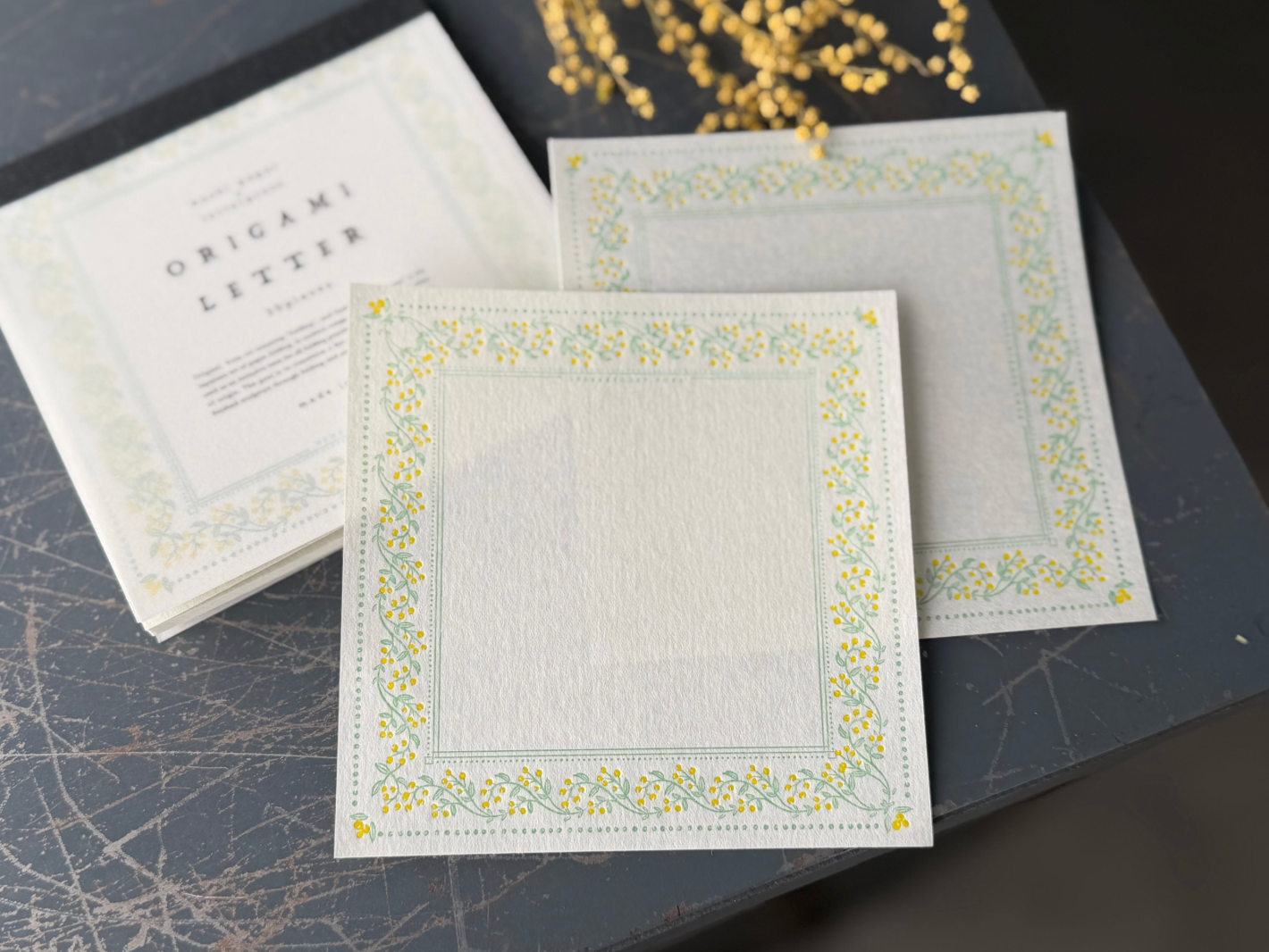OEDA LETTERPRESS Origami Letter – OL002 Mimosa