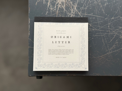 OEDA LETTERPRESS Origami Letter – OL003 Blueberry