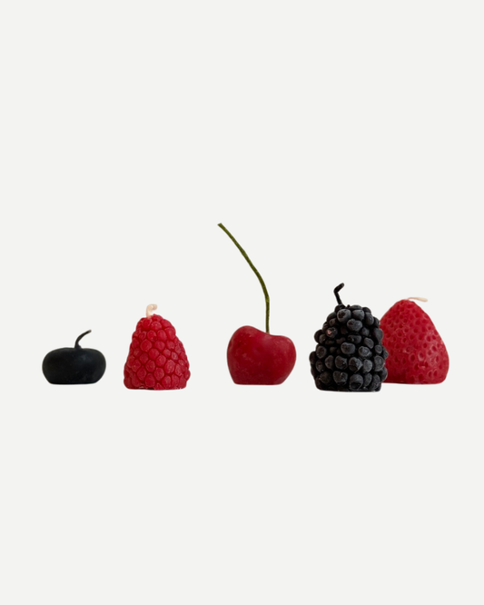 Happy Organics - Mixed Berry Beeswax Birthday Candles