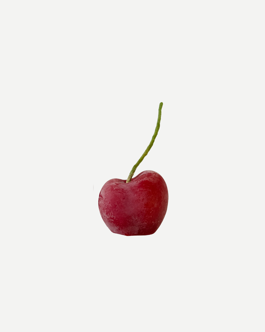 Happy Organics - Dark Red Cherry Beeswax Birthday Candles