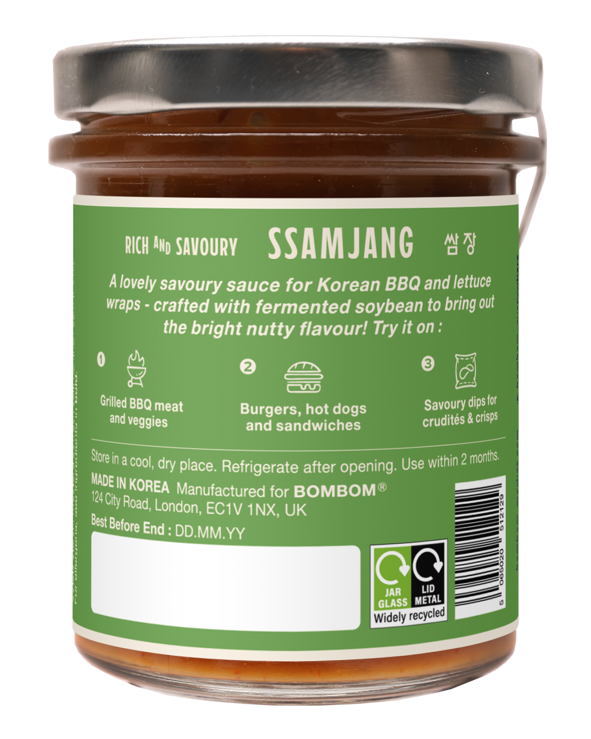 BOMBOM Ssamjang (Soybean Sauce)