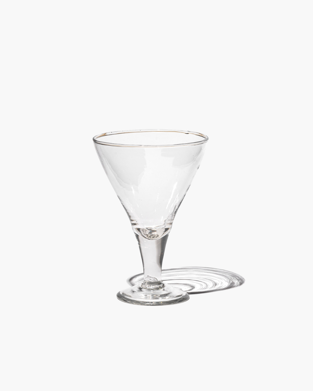 Puebco Blow Glass Dessert Cup Triangle