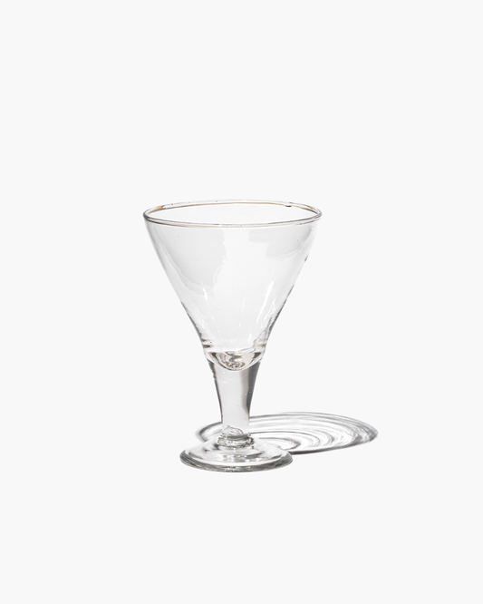 Puebco Blow Glass Dessert Cup Triangle