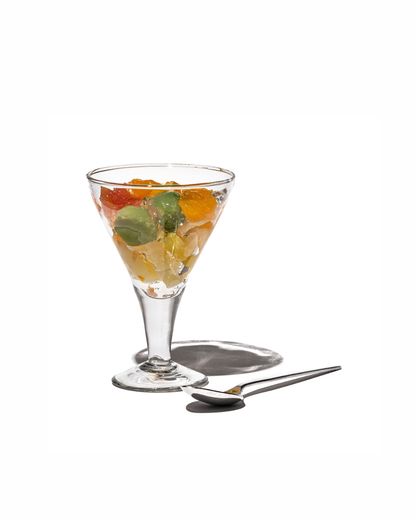 Puebco Blow Glass Dessert Cup Triangle
