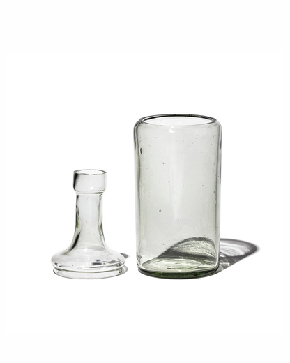 Puebco Recycled Glass 2-Way Flower Vase