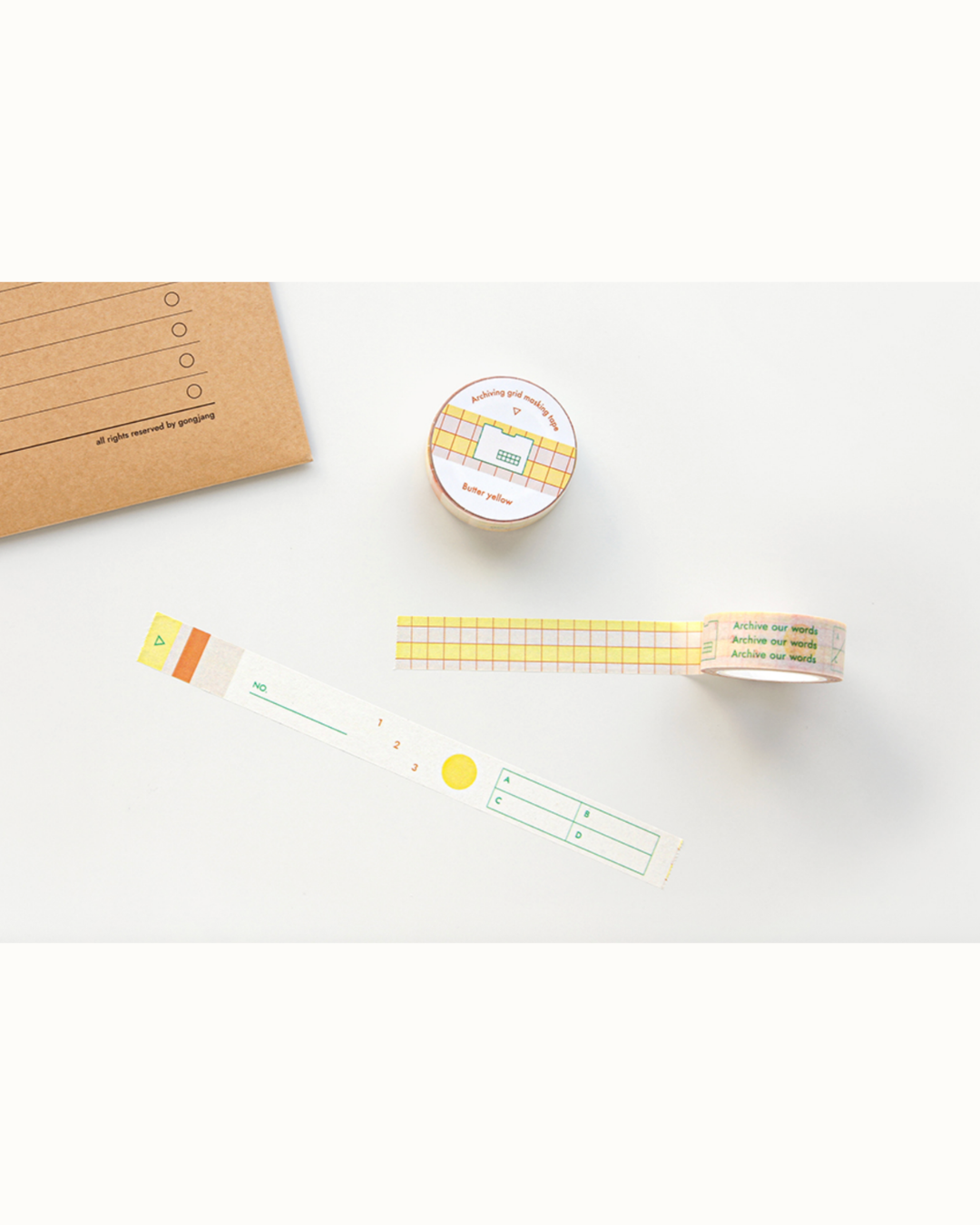 Gongjang Archiving Grid Masking Tape