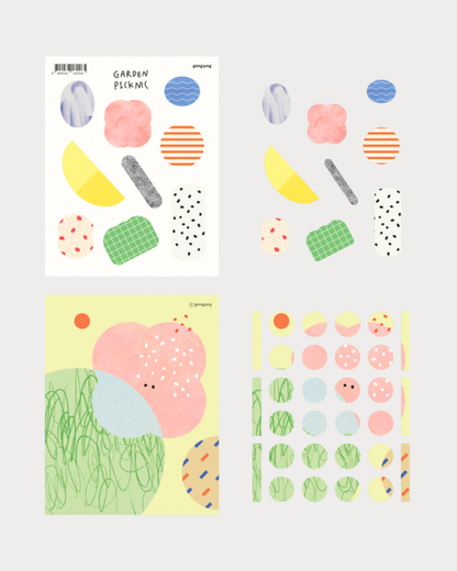 Gongjang Garden Picknic Sticker Set