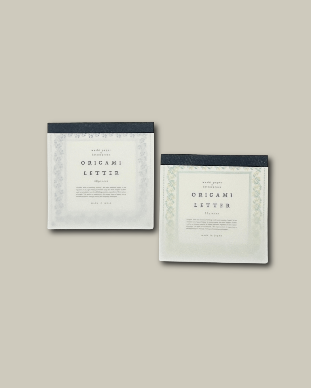 OEDA LETTERPRESS Origami Letter - Blueberry