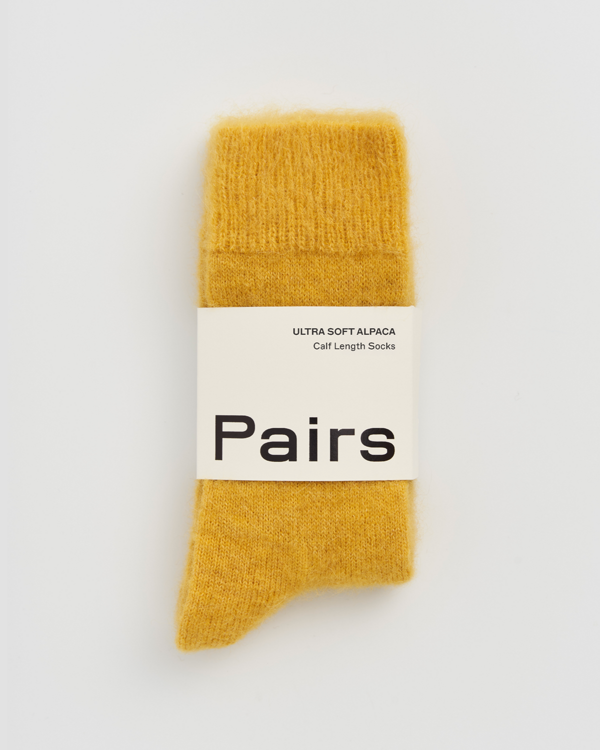 Dandelion Yellow Ultra Soft Alpaca Socks