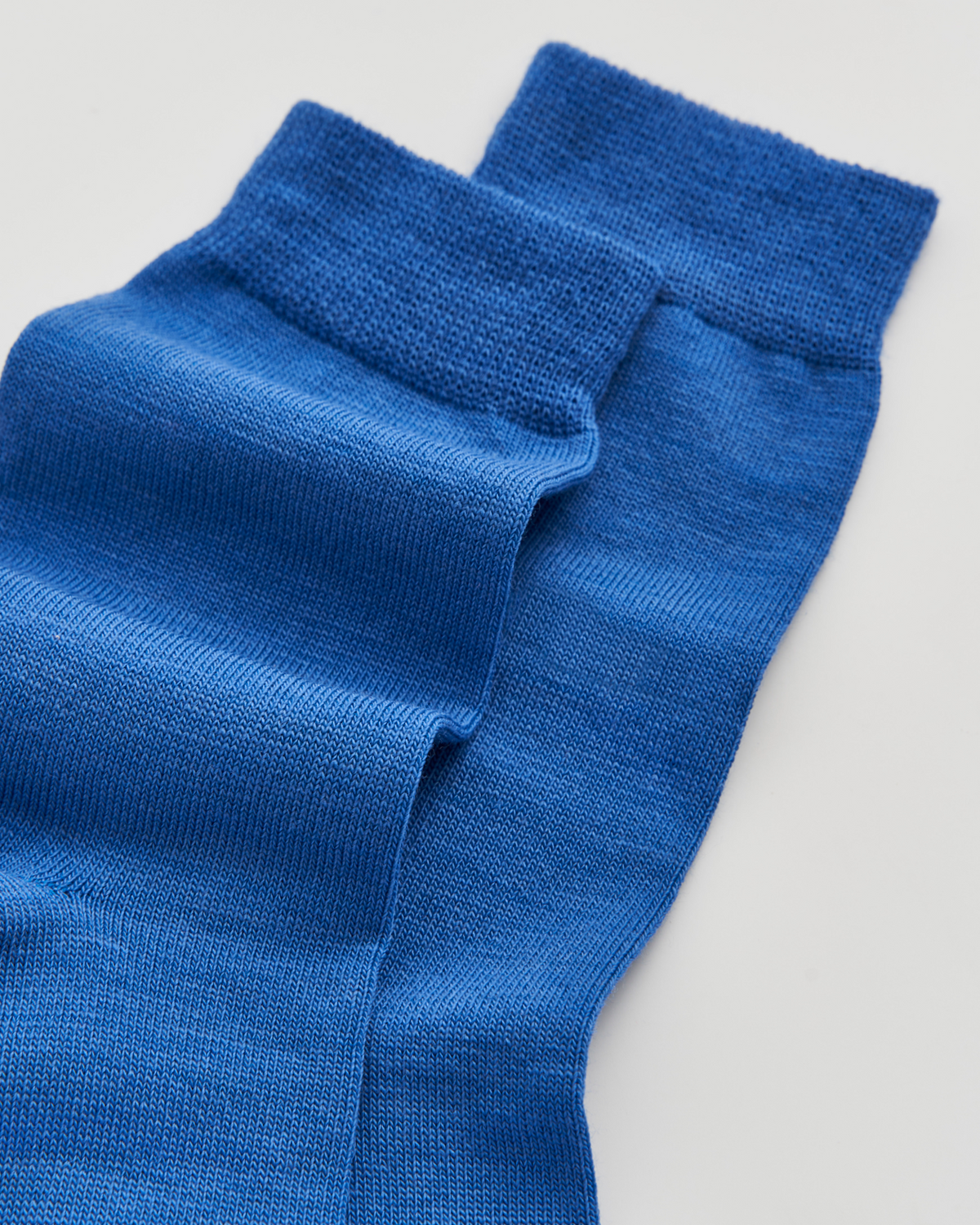 Strong Blue Merino Socks