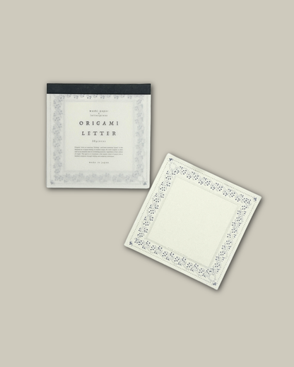 OEDA LETTERPRESS Origami Letter - Blueberry