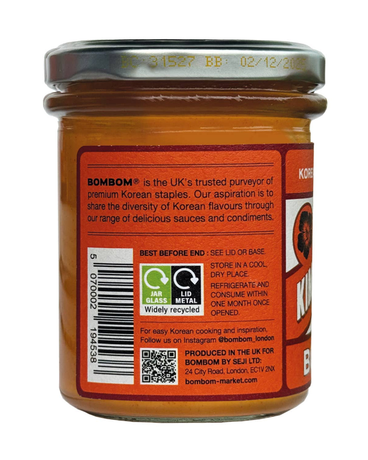 BOMBOM Kimchi Flavour Mayo