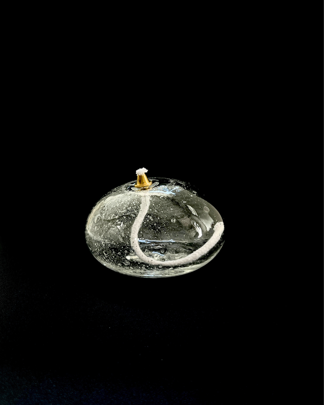 Marver Glass Studio Flat Oil Lantern