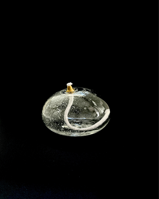 Marver Glass Studio Flat Oil Lantern