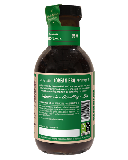 BOMBOM Korean BBQ Sauce - Soy & Garlic Flavour
