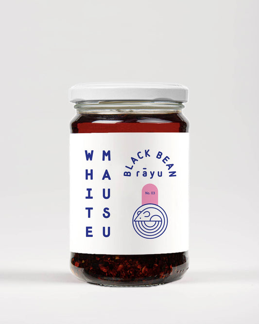 White Mausu Black Bean Rayu Sauce