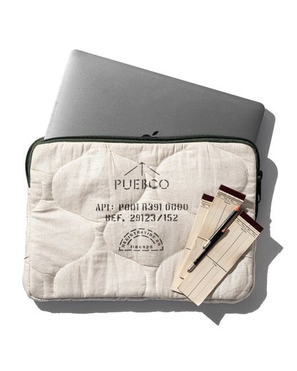 Puebco Cotton Quilting Laptop-Hülle Klein / Groß