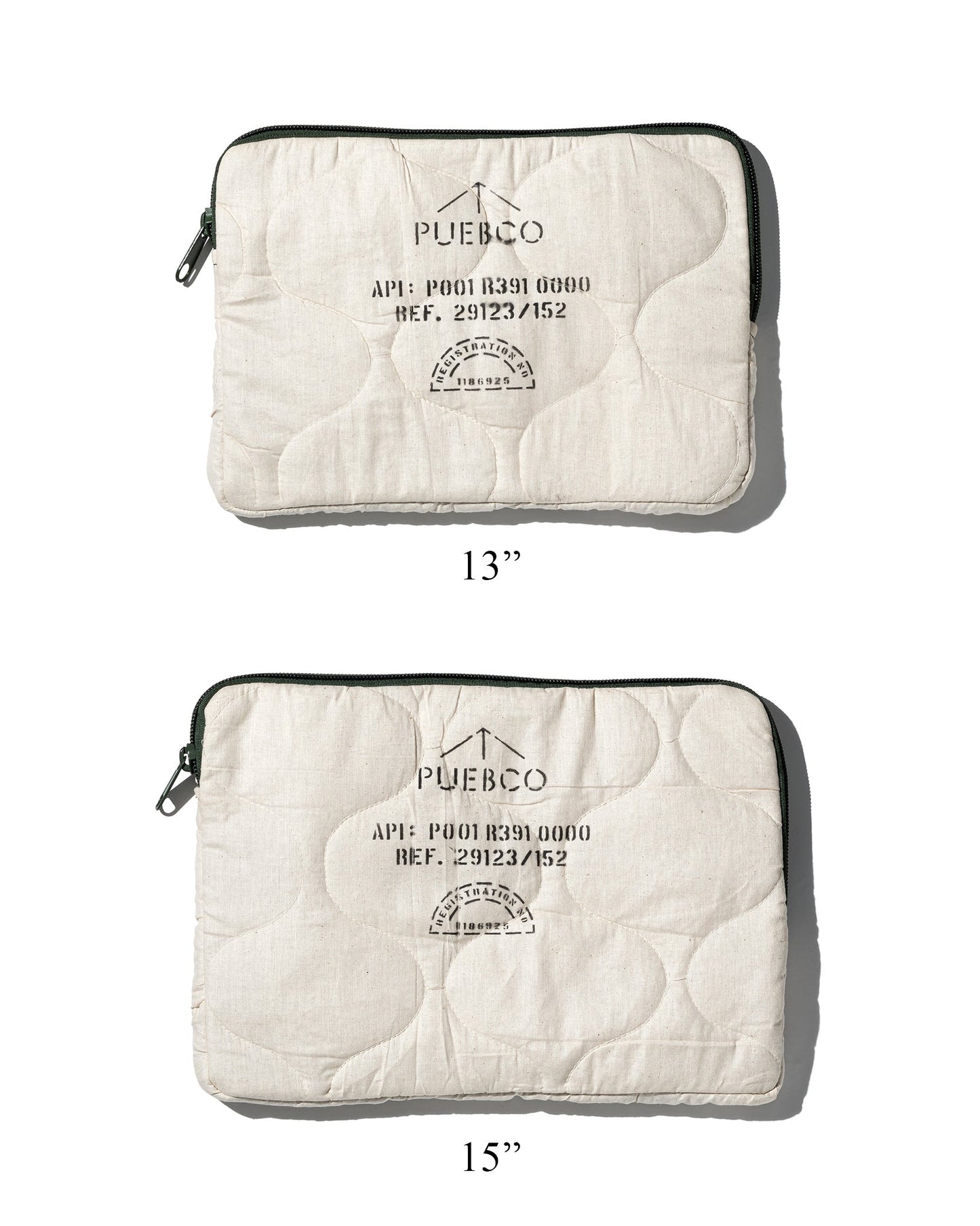 Puebco Cotton Quilting Laptop-Hülle Klein / Groß