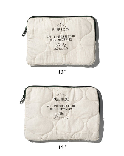 Puebco Cotton Quilting Laptop-Hülle Klein / Groß