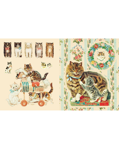 Victoriana Cats Sticker Book