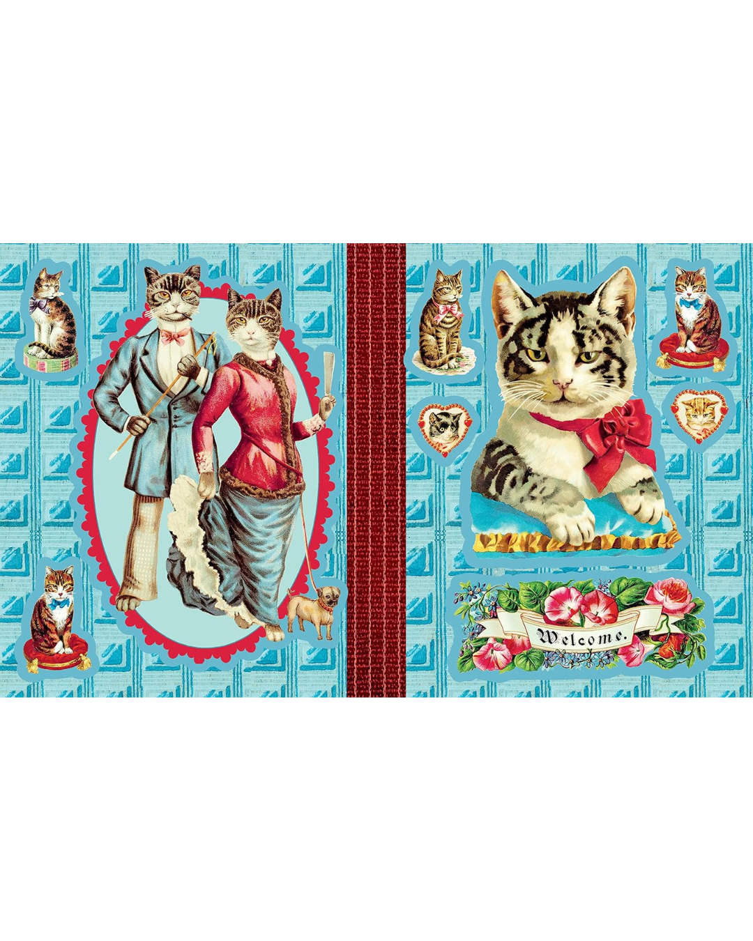Victoriana Cats Sticker Book