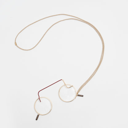 CIQI Circle Lesebrille – Rubin
