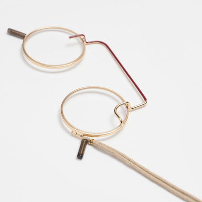 CIQI Circle Lesebrille – Rubin