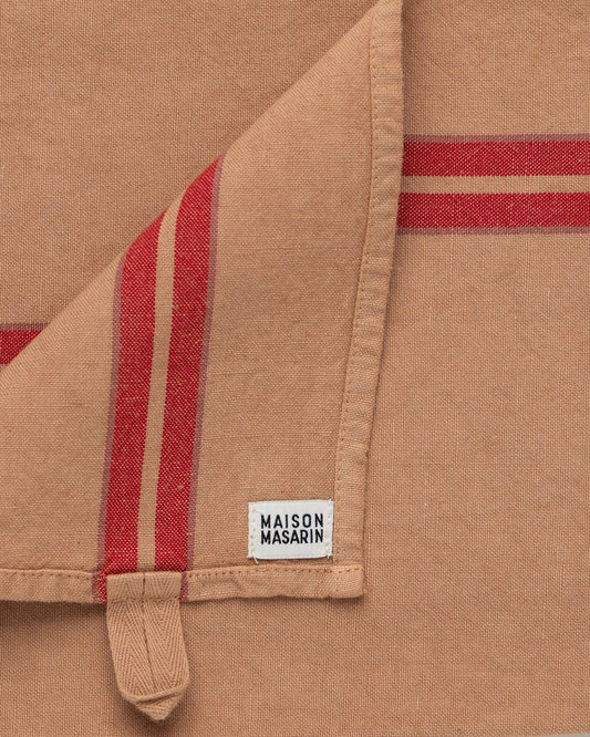 Maison Masarin - Linen cotton tea towel Powder