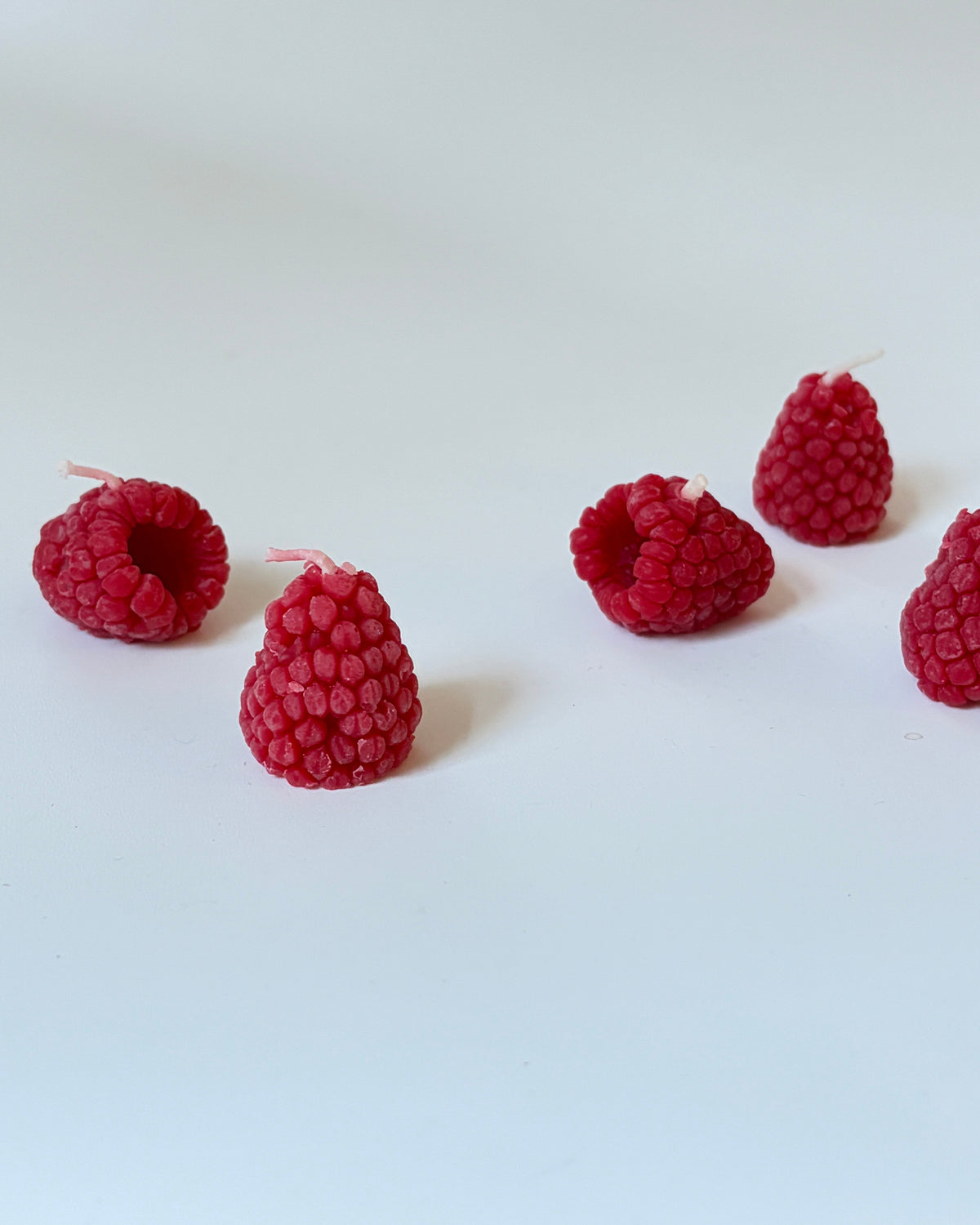 Happy Organics - Raspberry Beeswax Birthday Candles