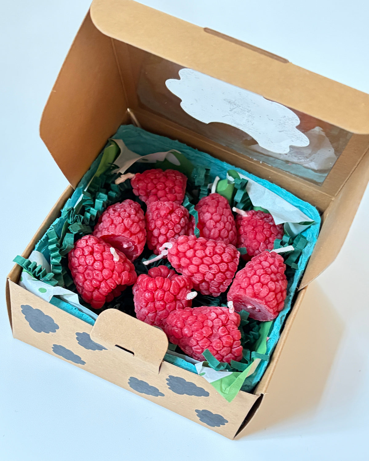 Happy Organics - Raspberry Beeswax Birthday Candles