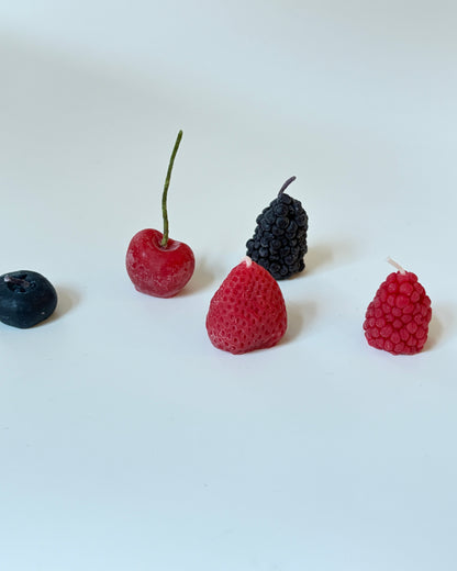 Happy Organics - Mixed Berry Beeswax Birthday Candles