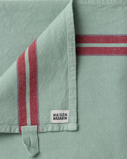 Maison Masarin - Linen cotton tea towel Verveine